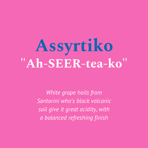 Assyrtiko | 100% Crispy Assyritiko | Old Bush Vines |  Wild Fermented | Muse Estate Winery | White Wine from Greece | Drink Greek Australia